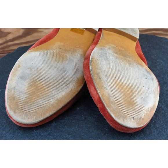 Strover Size 37 M Orange Loafer Shoes Leather Women - Picture 7 of 7
